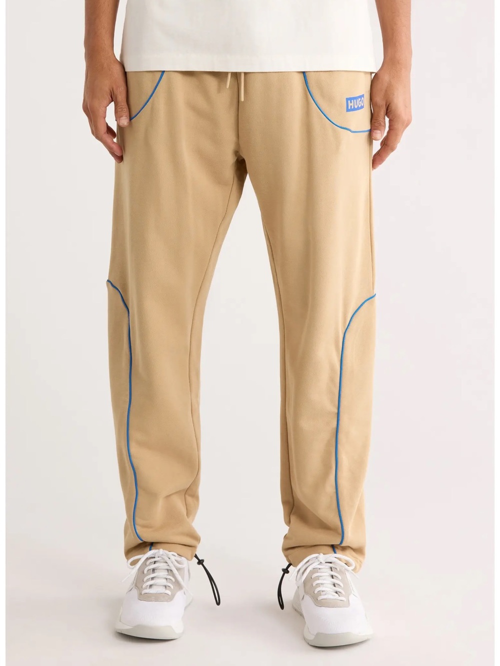 HUGO by Hugo Boss Nippie Piped Trim Cotton Jogger Pants NWT XXL